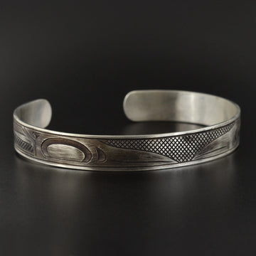 Ravens - Silver Bracelet