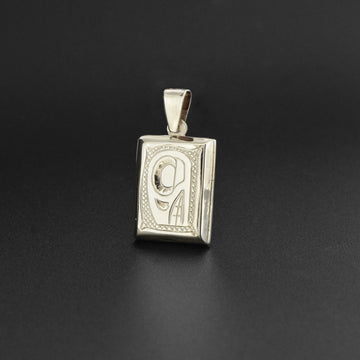 Killerwhale and Eagle - Silver Pendant