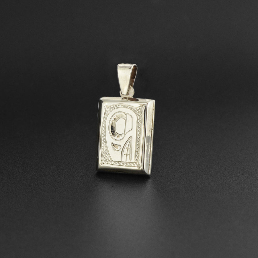 Killerwhale and Eagle - Silver Pendant