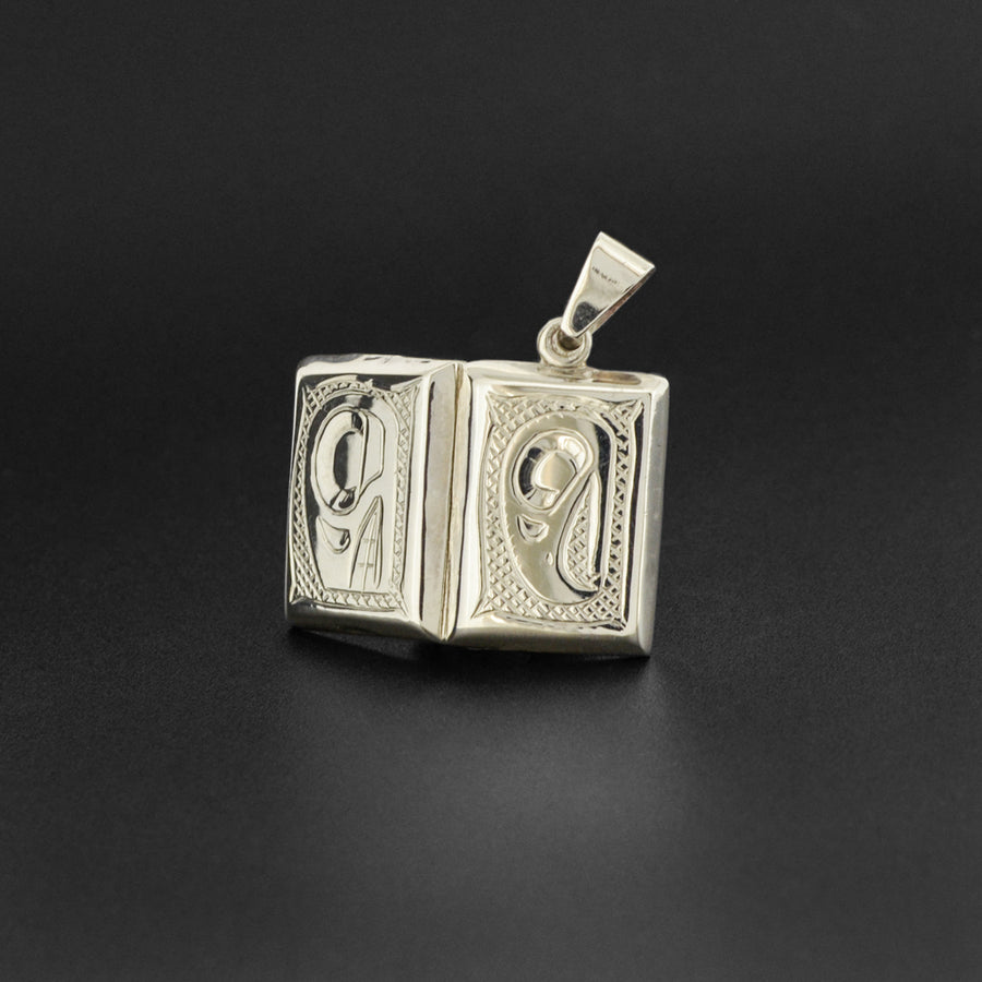 Killerwhale and Eagle - Silver Pendant