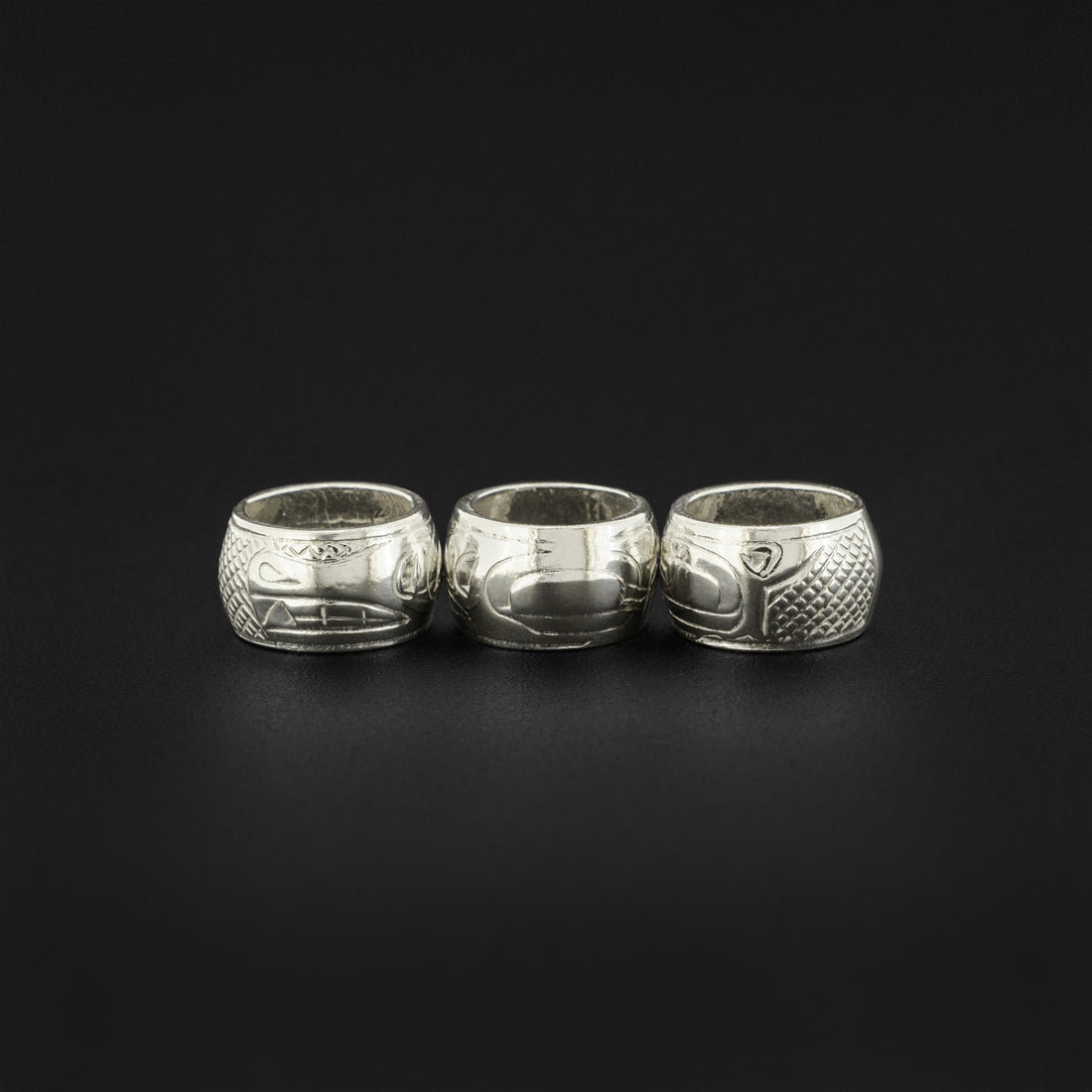 Assorted Designs - Silver Totem Bead