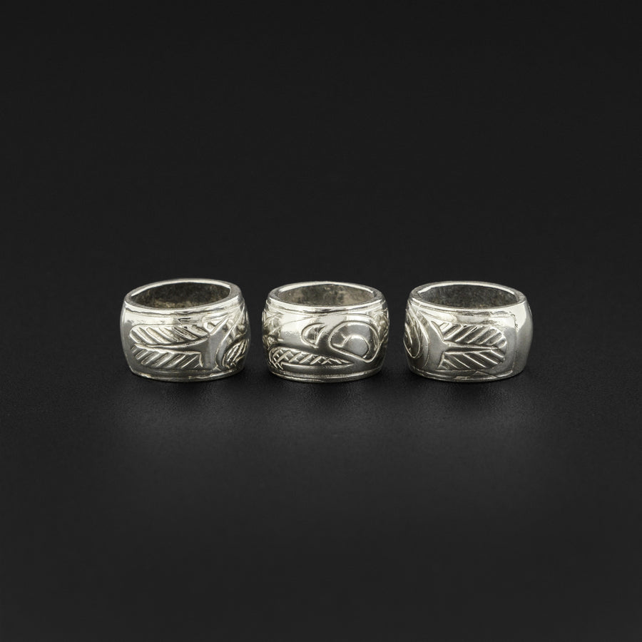 Assorted Designs - Silver Totem Bead