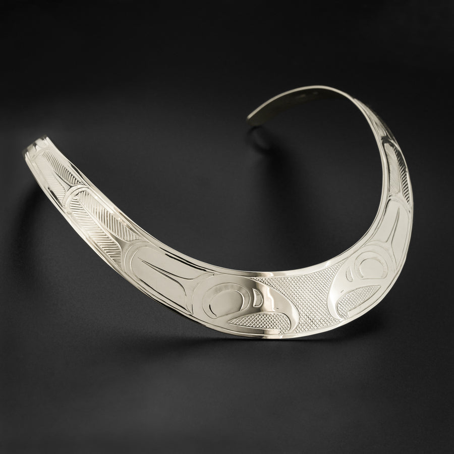Eagles - Silver Collar Necklace