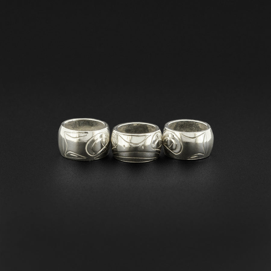 Assorted Designs - Silver Totem Bead