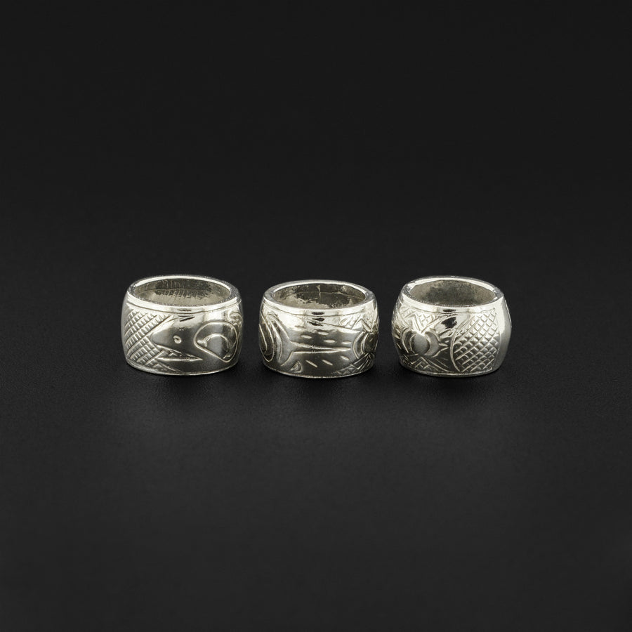 Assorted Designs - Silver Totem Bead