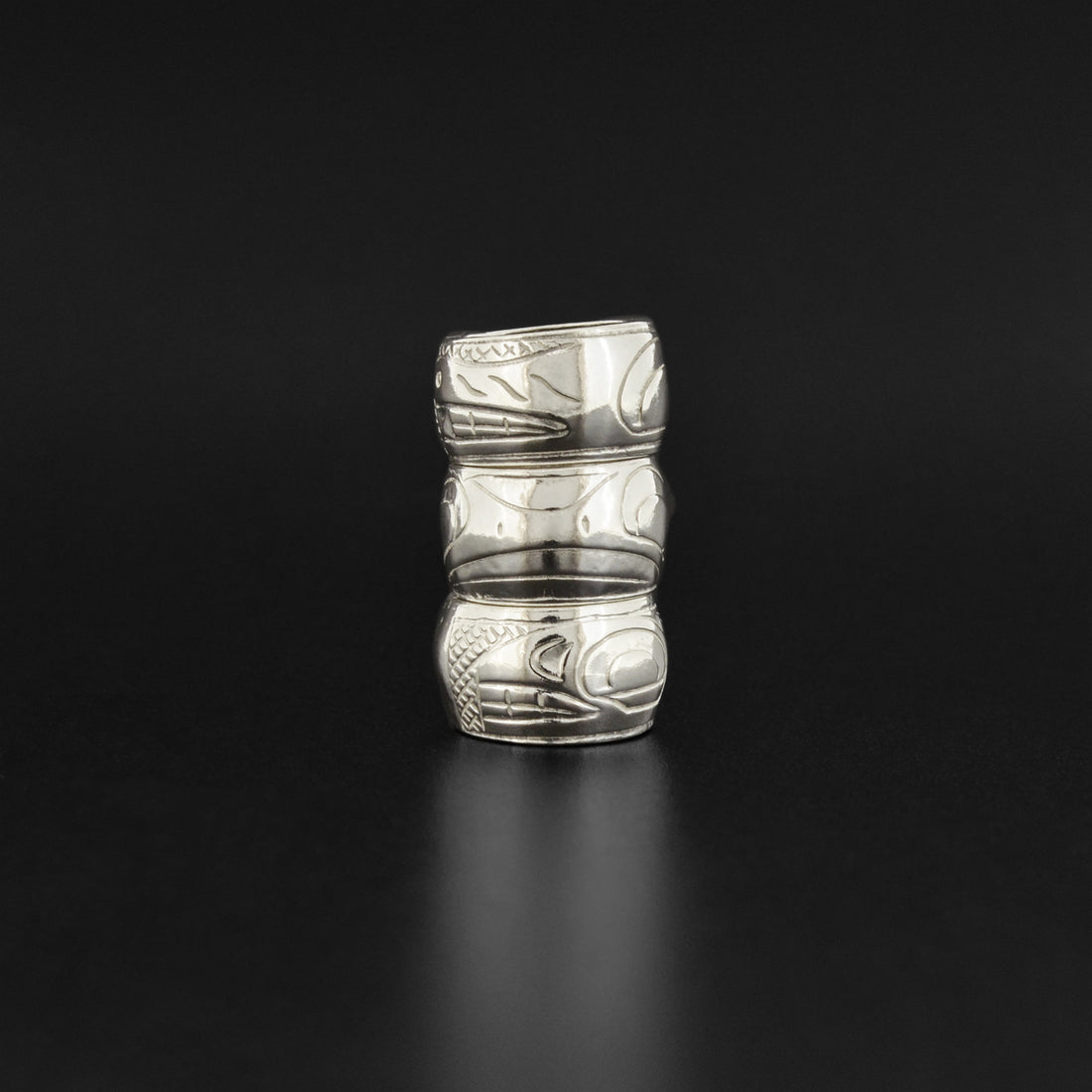 Assorted Designs - Silver Totem Bead