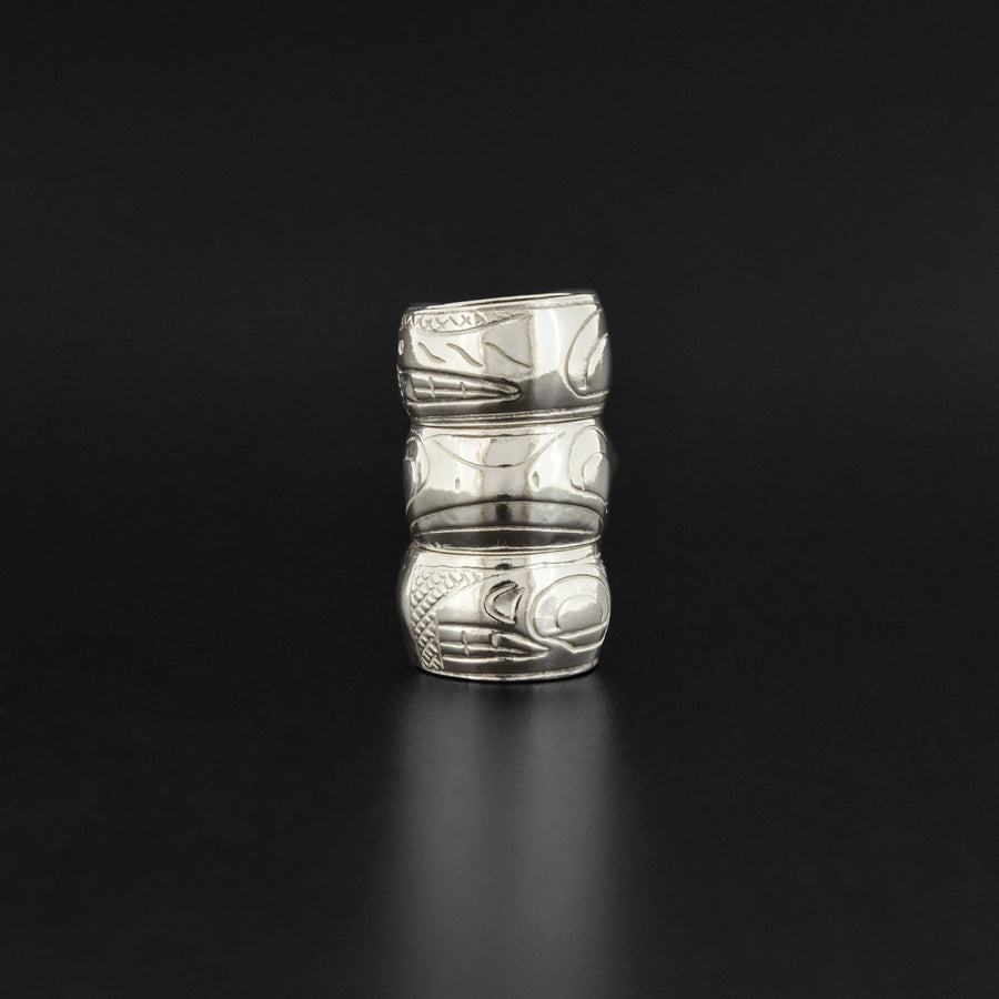 Assorted Designs - Silver Totem Bead