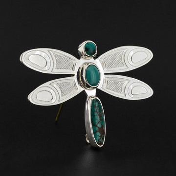 Dragonfly - Silver Brooch