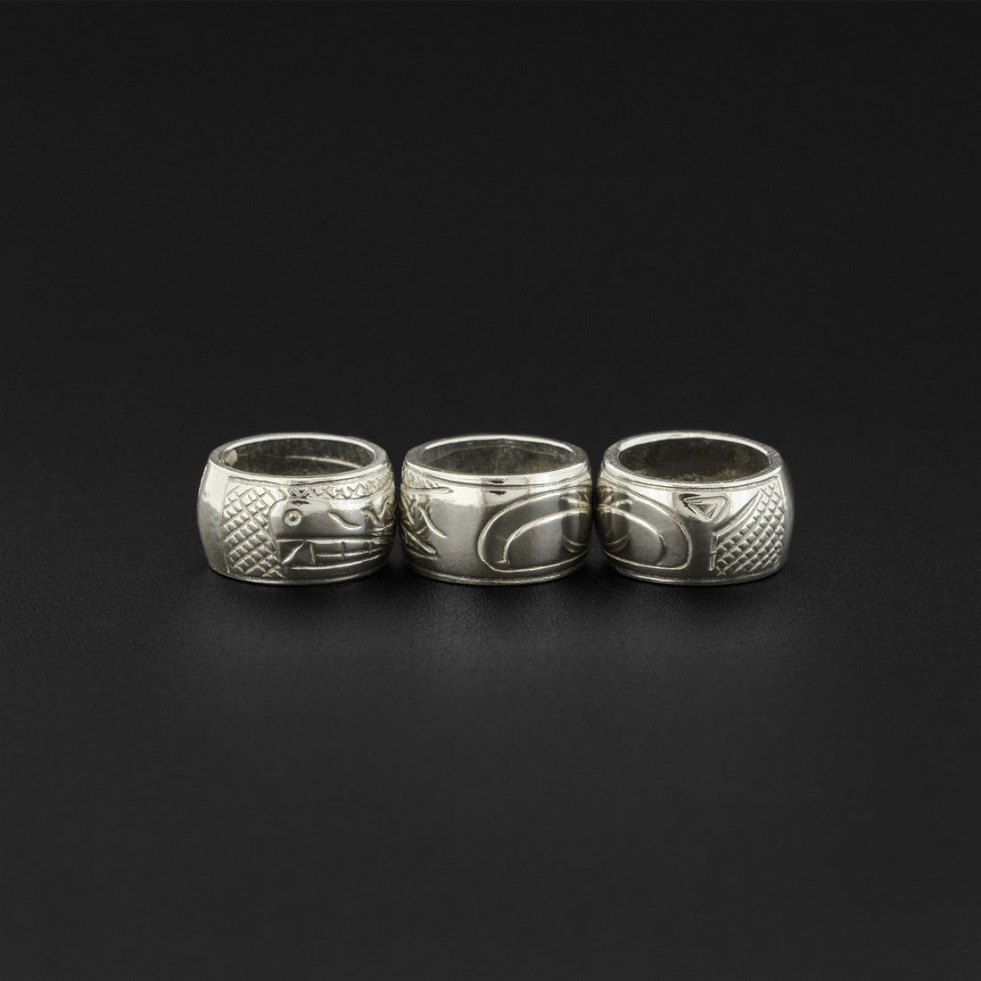 Assorted Designs - Silver Totem Bead
