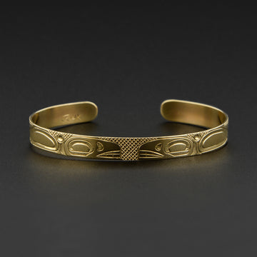 Killerwhales - 14k Gold Bracelet