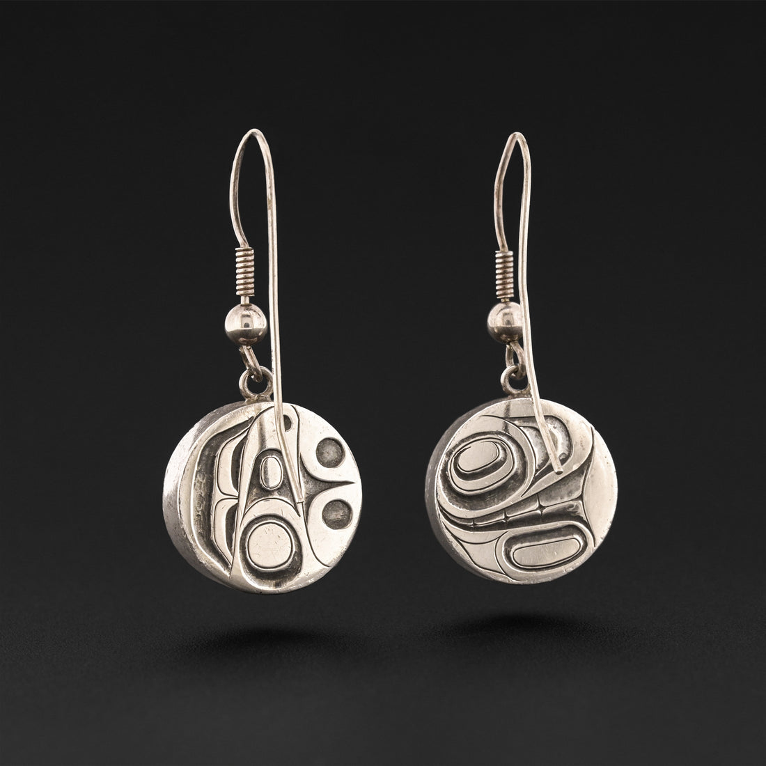 Foam Woman - Argillite Pendant and Earrings