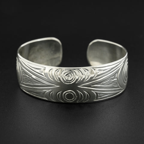 Goat Horn - Silver Bracelet