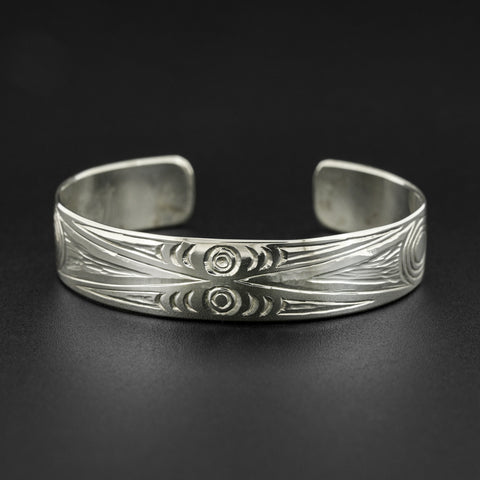 Goat Horn - Silver Bracelet