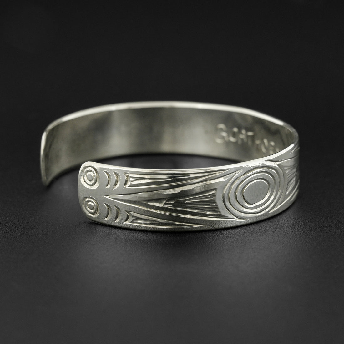 Goat Horn - Silver Bracelet