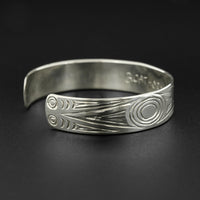 Goat Horn - Silver Bracelet