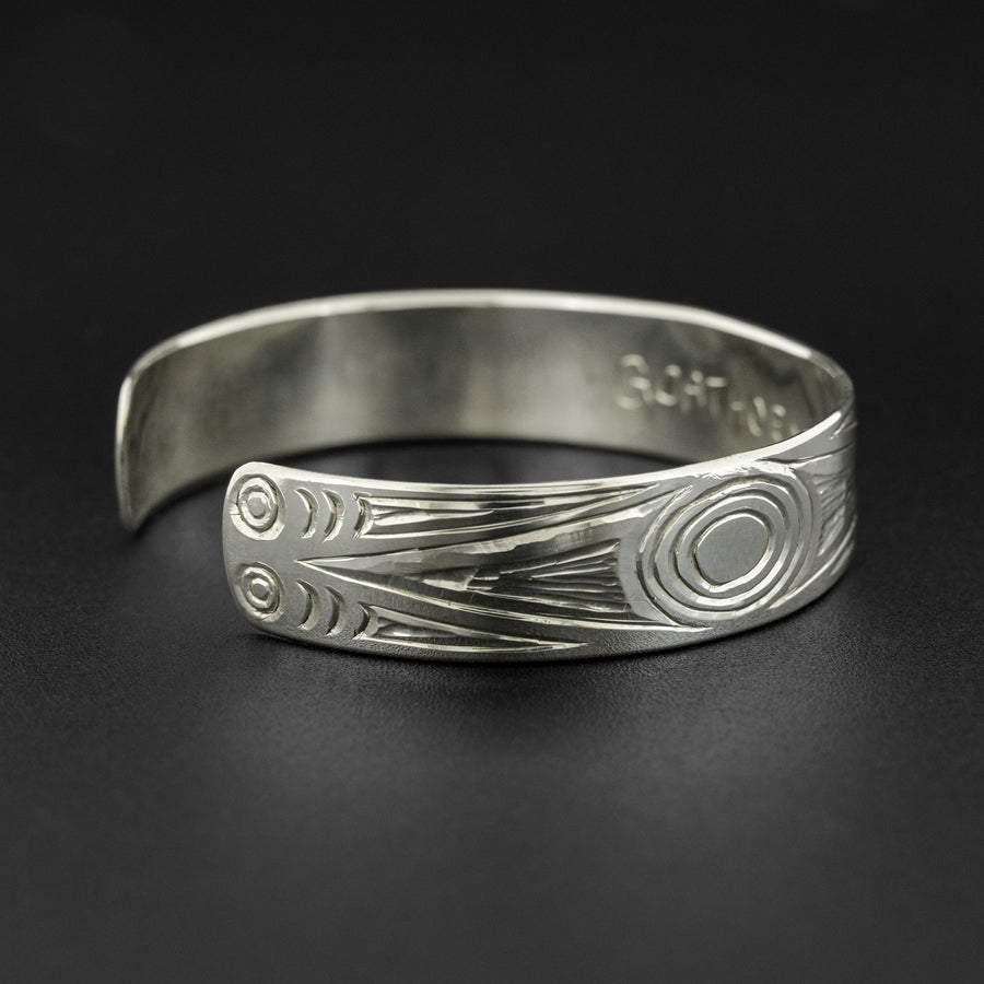 Goat Horn - Silver Bracelet