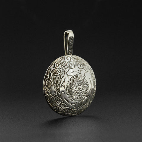 Ferns - Silver Pendant