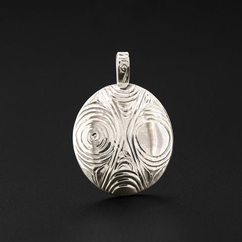 Goat Horn - Silver Pendant