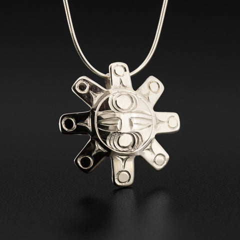 Sun - Silver Pendant