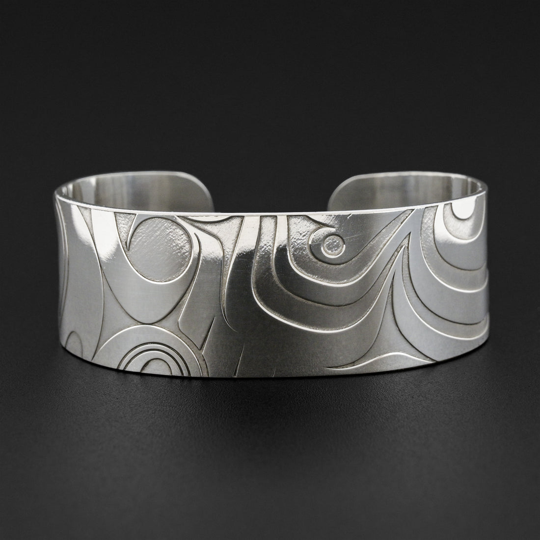 Abstract Thunderbird - Silver Bracelet