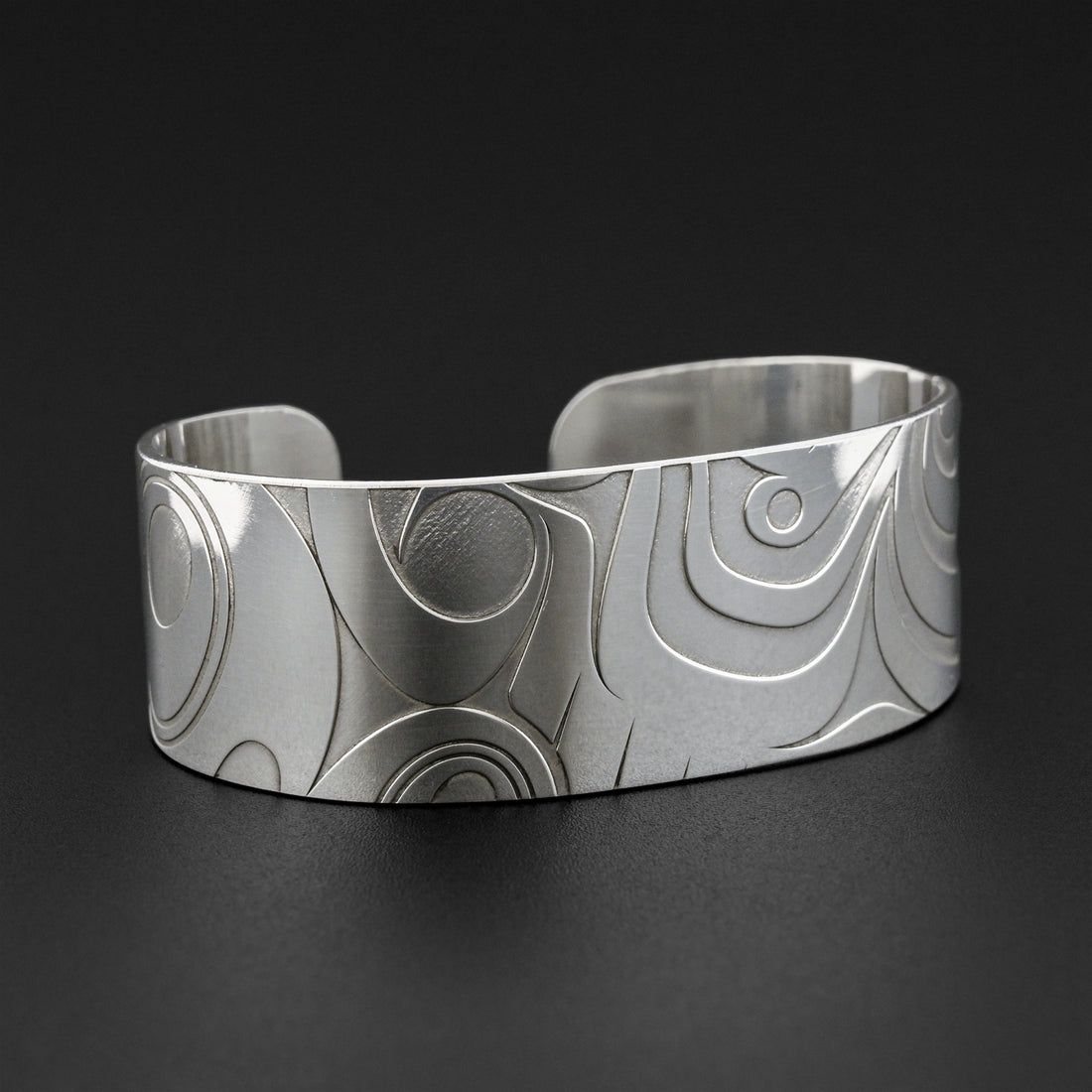 Abstract Thunderbird - Silver Bracelet