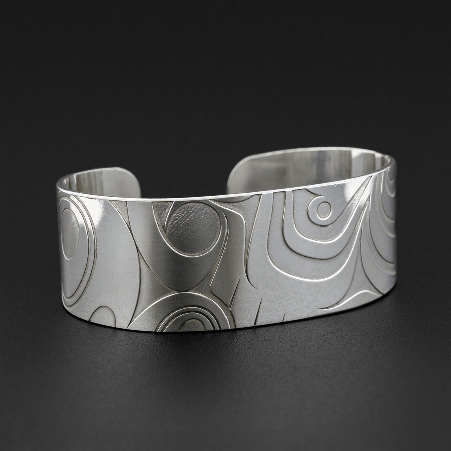 Abstract Thunderbird - Silver Bracelet