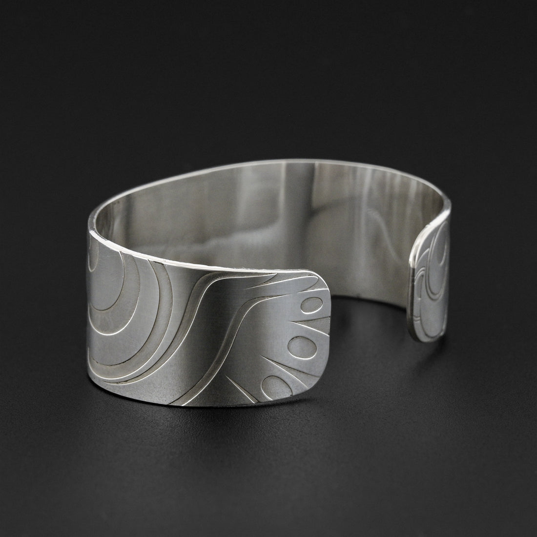 Abstract Thunderbird - Silver Bracelet