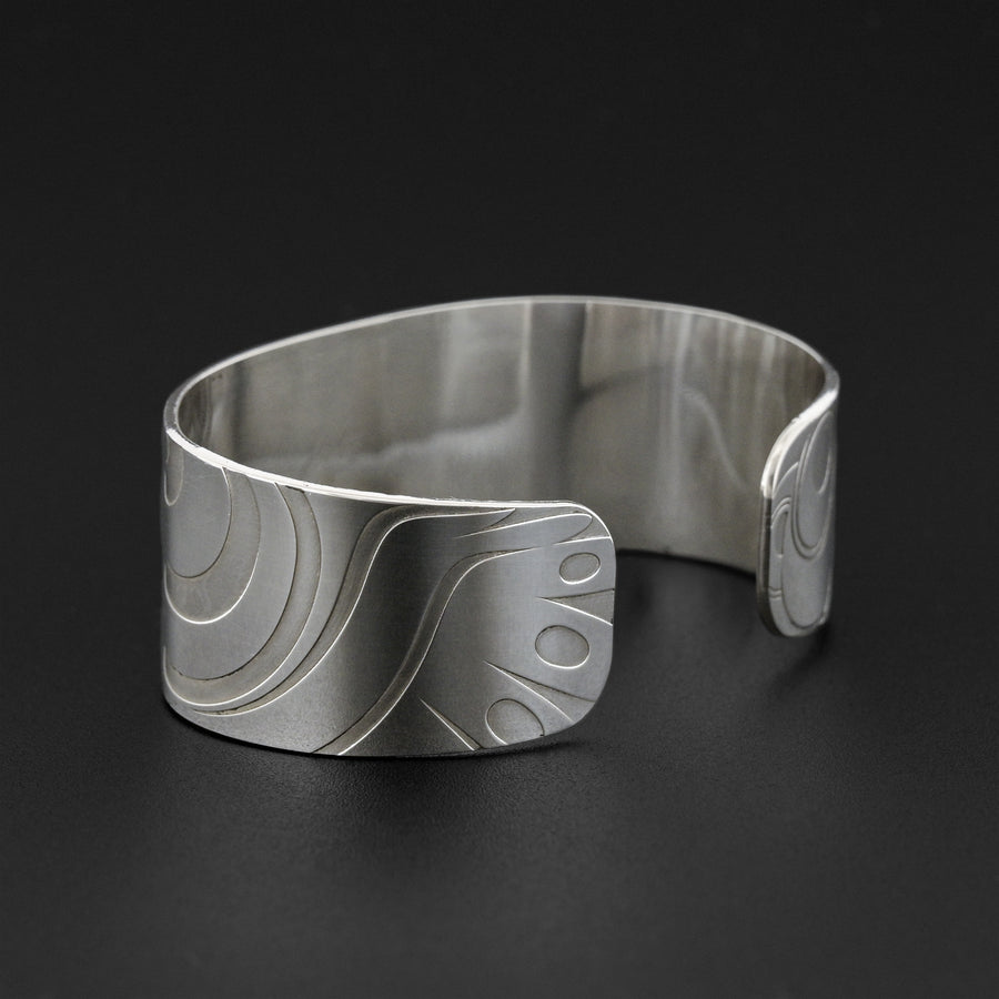 Abstract Thunderbird - Silver Bracelet