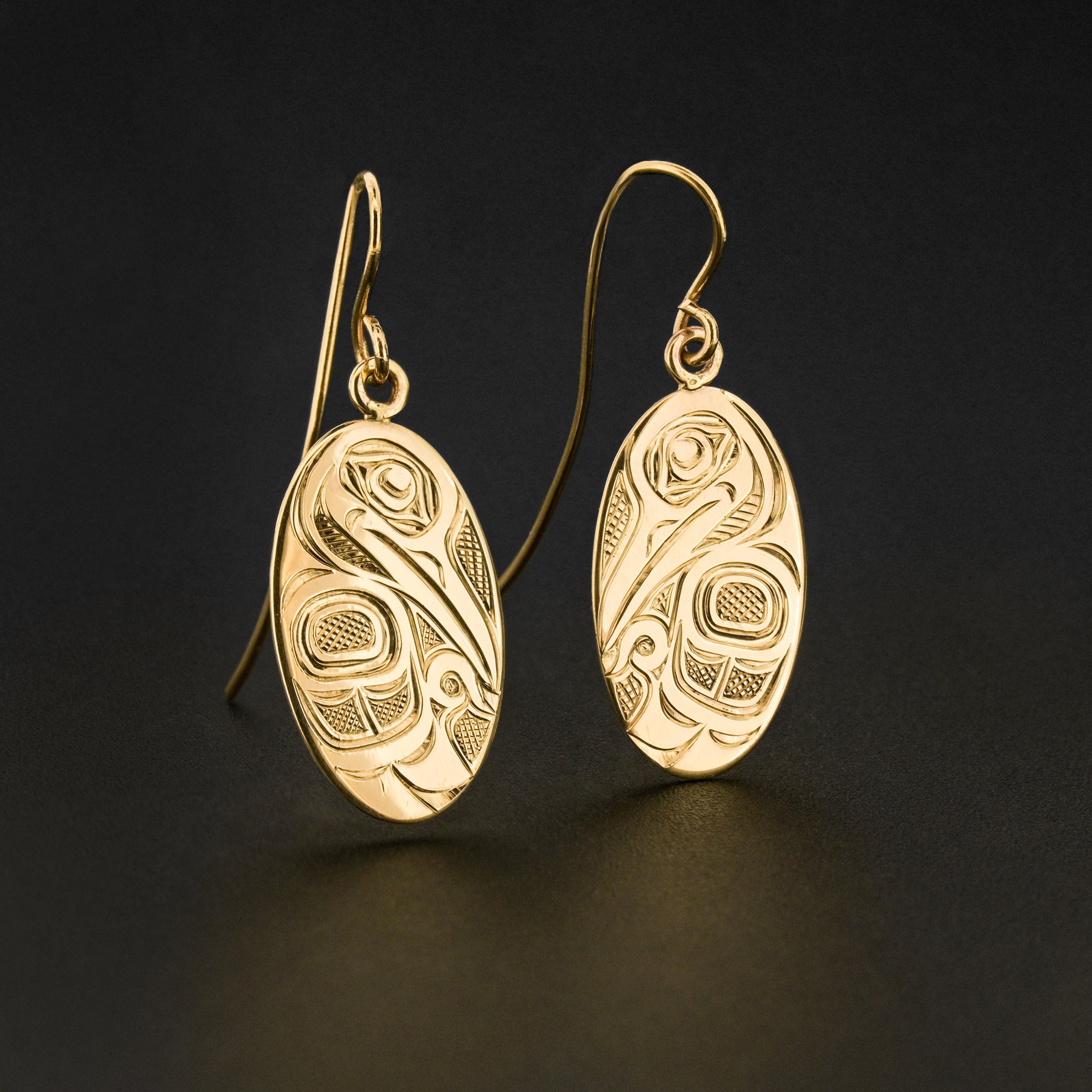 Hummingbird - 14k Gold Earrings – Lattimer Gallery