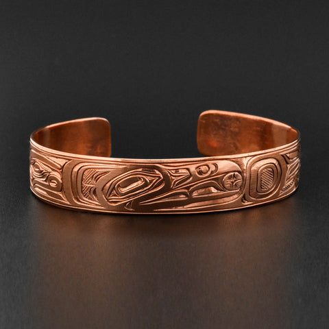 Raven and Light - Copper Bracelet