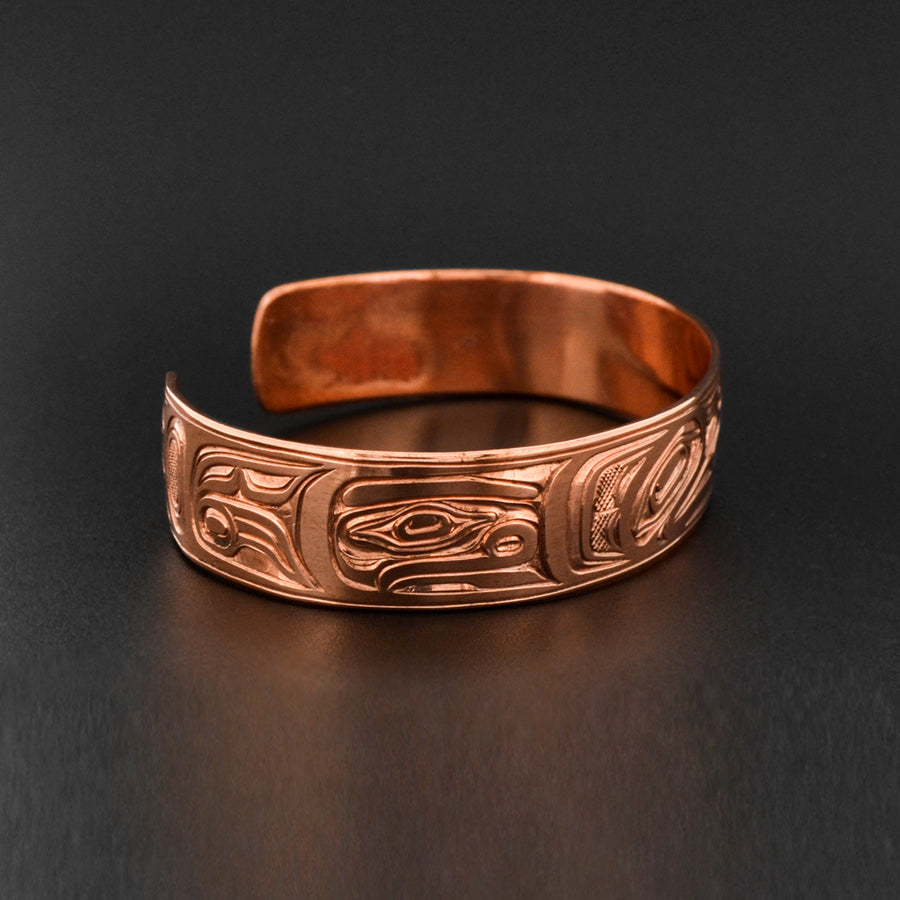 Raven and Light - Copper Bracelet