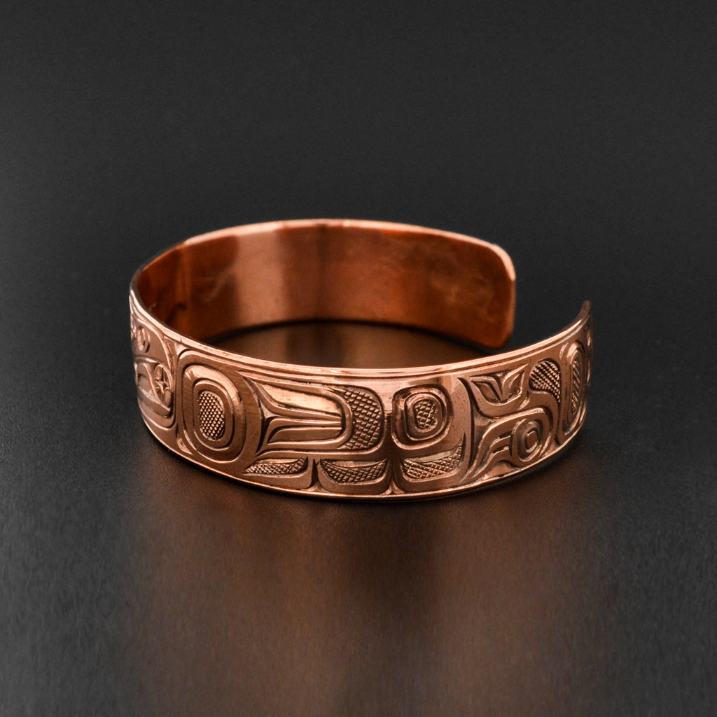 Raven and Light - Copper Bracelet
