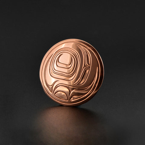 Salmon - Copper Pendant