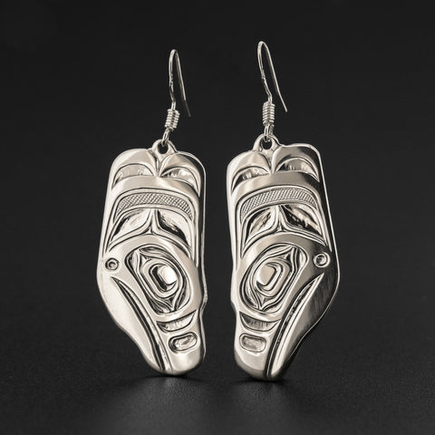 Raven - Silver Earrings