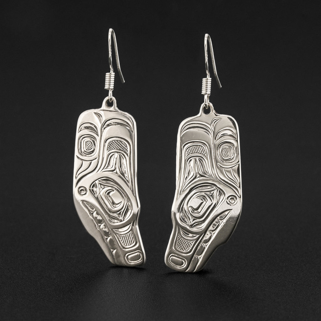 Wolf - Silver Earrings