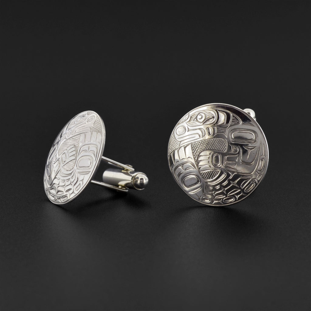 Otter - Silver Cufflinks