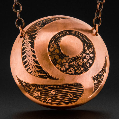 Abundance, Renewal, Hope - Copper Necklace