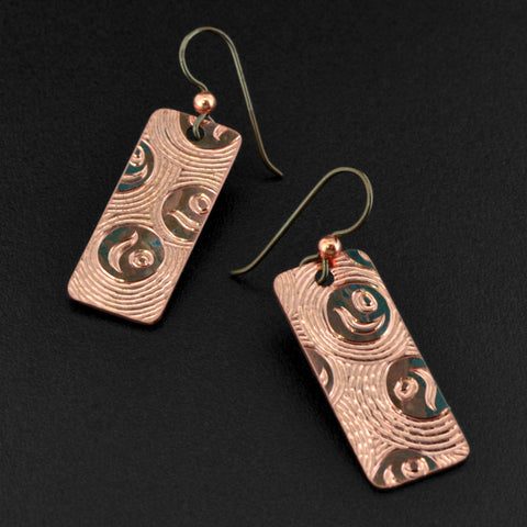 Salmon Eggs - Copper Earrings