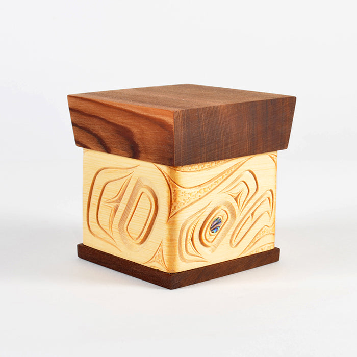 Eagle - Bentwood Box with Abalone