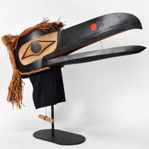 Supernatural Raven - Red Cedar Mask