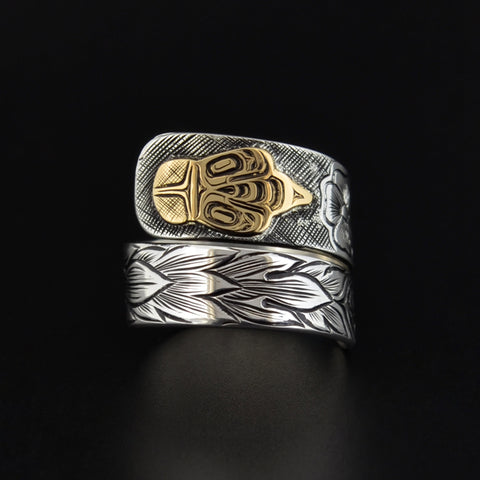 Bee - Silver Wrap Ring