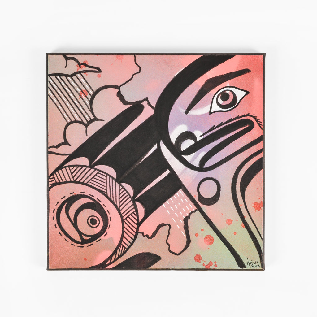 Don't Touch Your Face - Acrylic on Canvas
