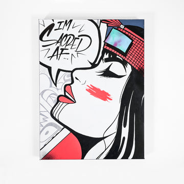 Sacred AF - Acrylic on Canvas Painting