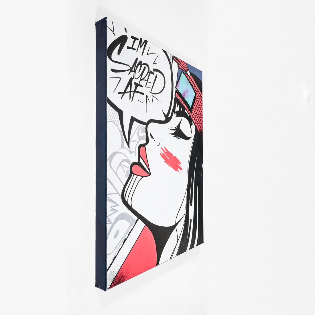 Sacred AF - Acrylic on Canvas Painting