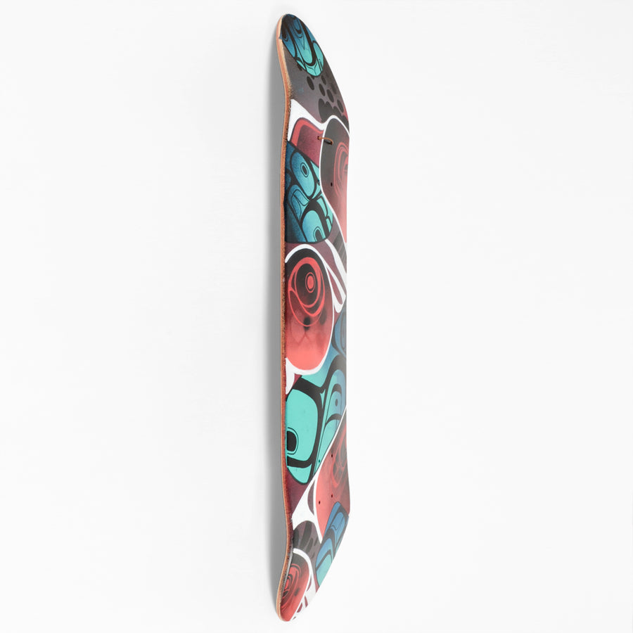 The Spirit Raven's Struggle - Skateboard Deck
