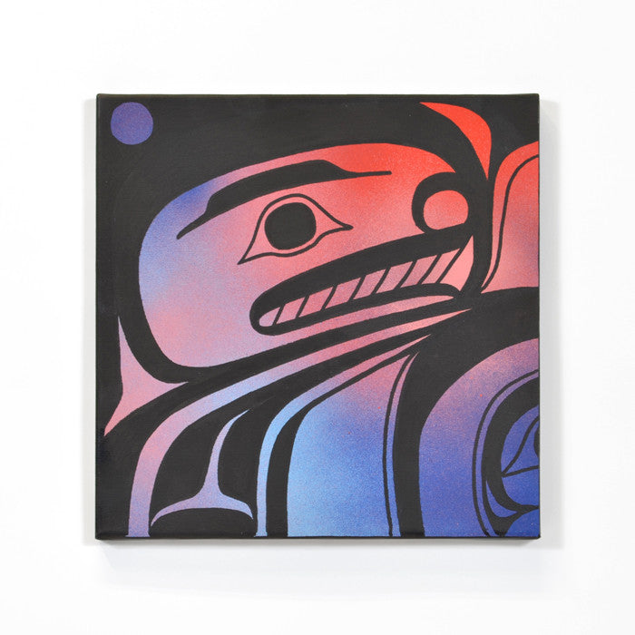 Untitled - Spray Paint and Acrylic on Canvas
