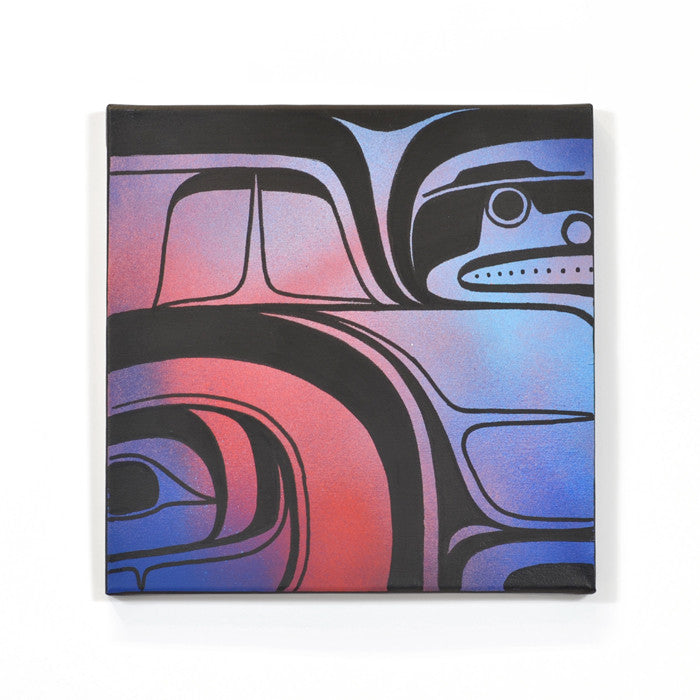 Untitled - Spray Paint and Acrylic on Canvas