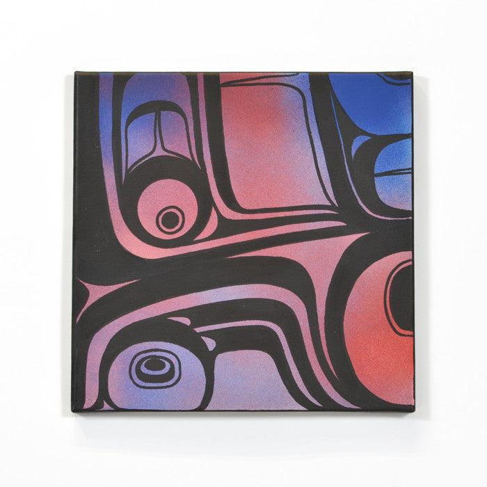 Untitled - Spray Paint and Acrylic on Canvas