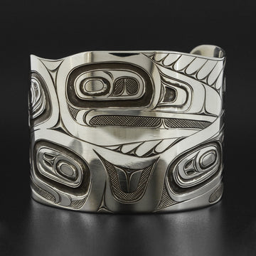 Ravens - Silver Bracelet
