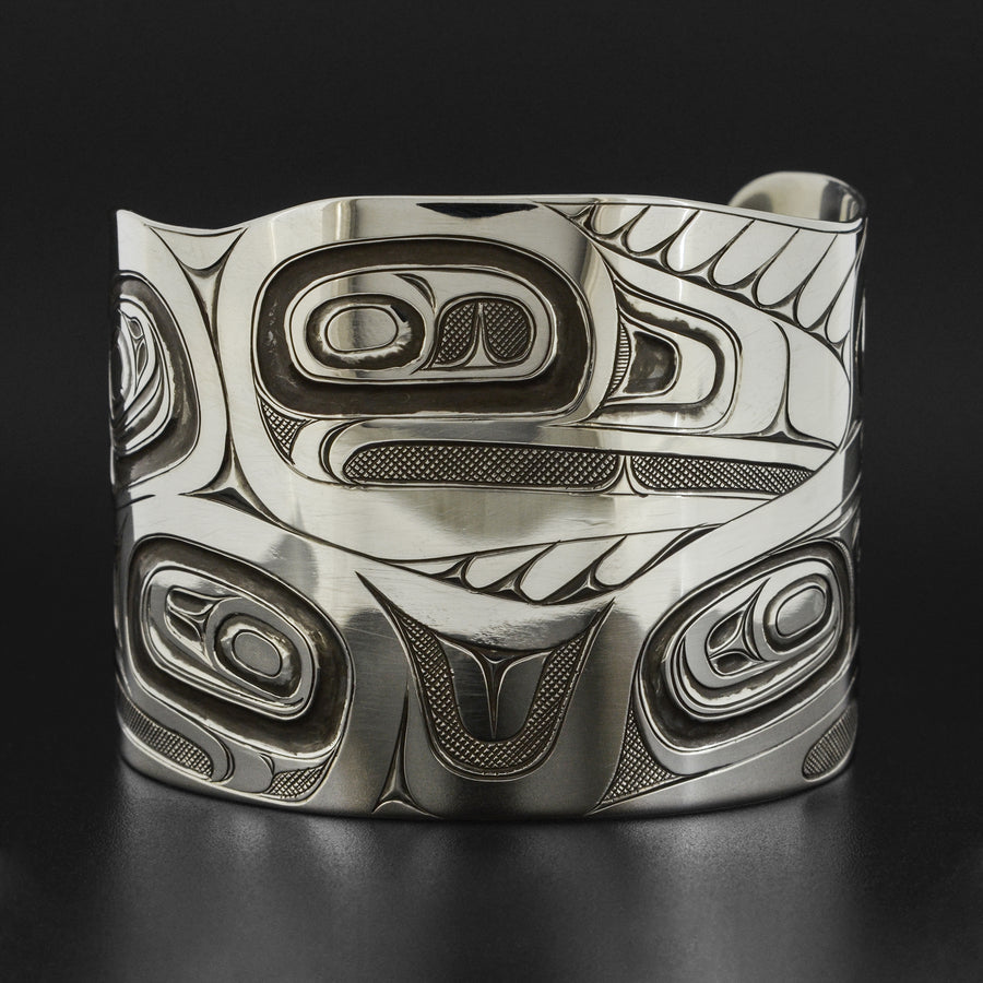 Ravens - Silver Bracelet